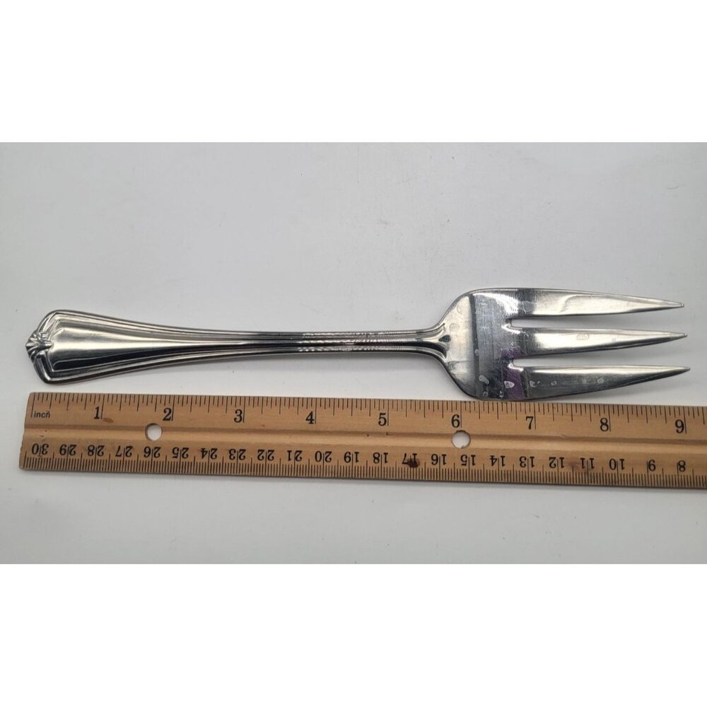 Reed & Barton Hadley Stainless Steel 18/10 Select Serving Spoon and Fork - Picture 7 of 9